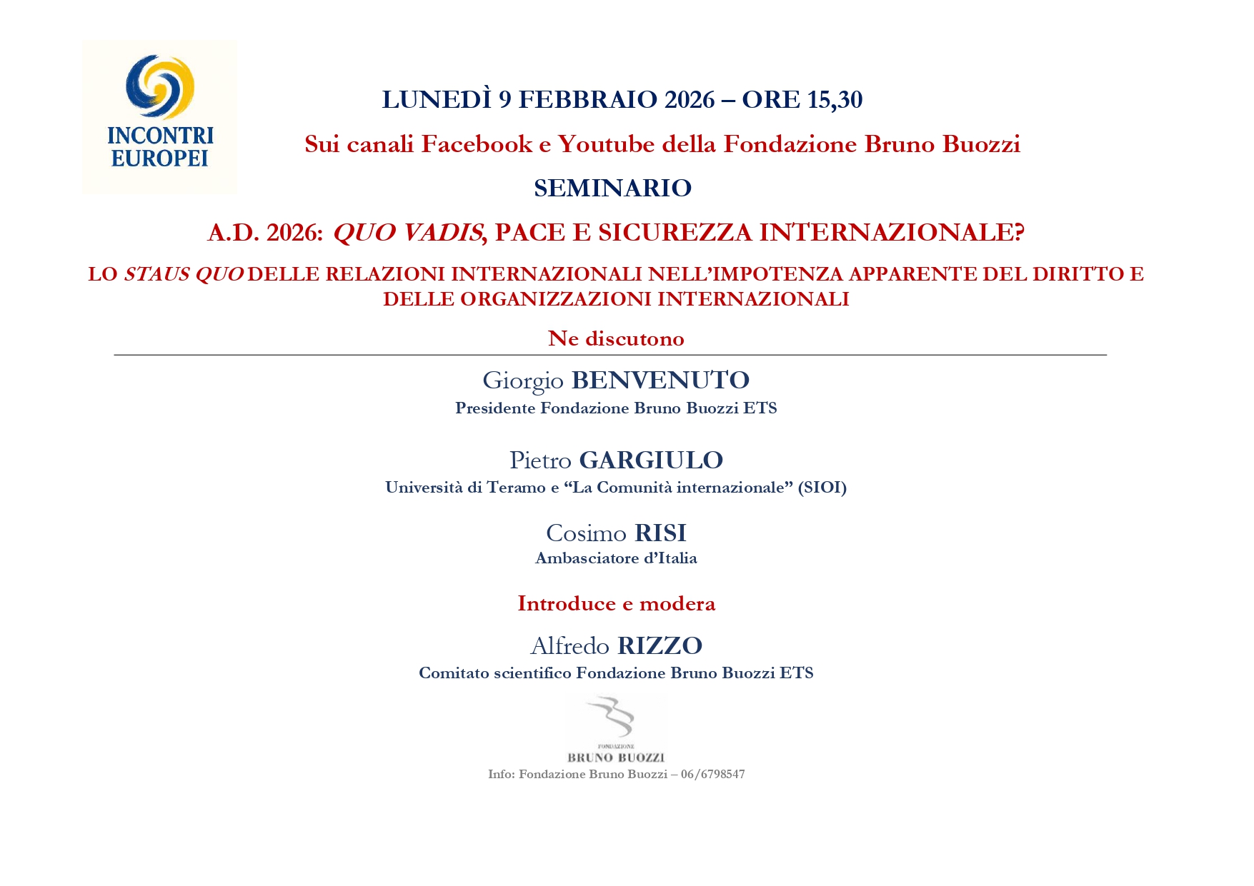 9 febbraio 2026 parte 1